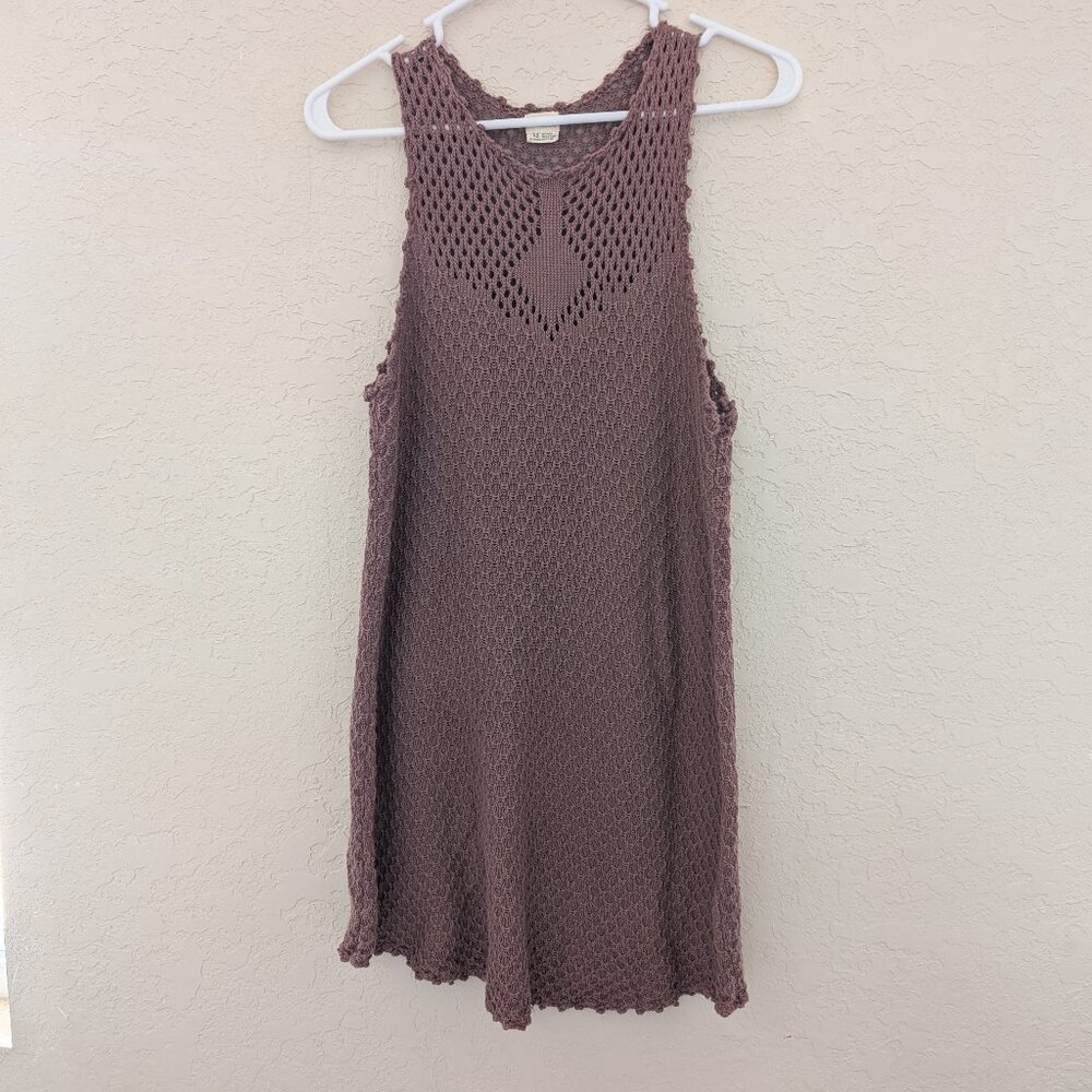 Vintage Oneill Crochet Dress Beach Cover Up 90s Y2K Size XS